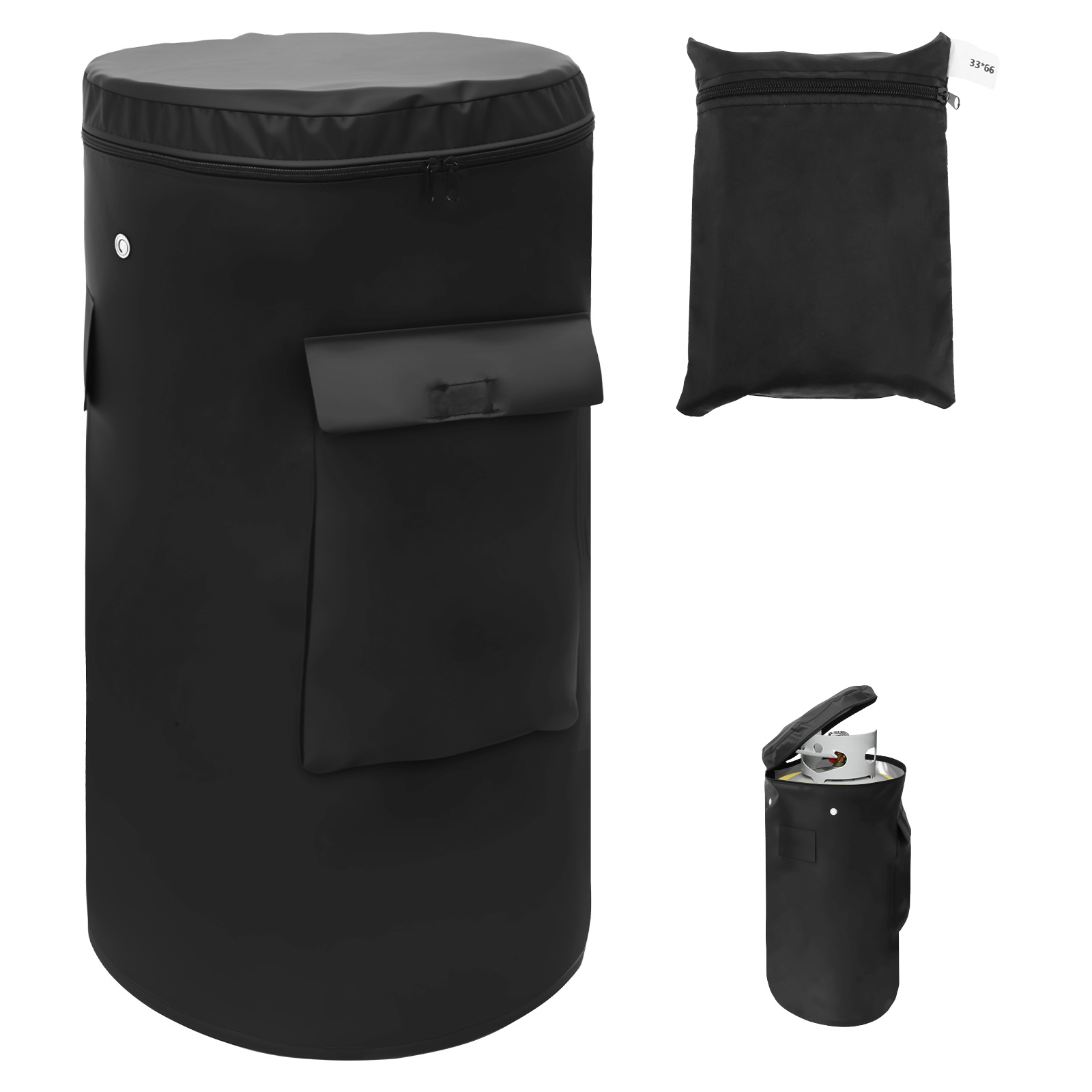 Camping Cooking With Gas - Oxford Cloth Propane Tank Cover Ventilated