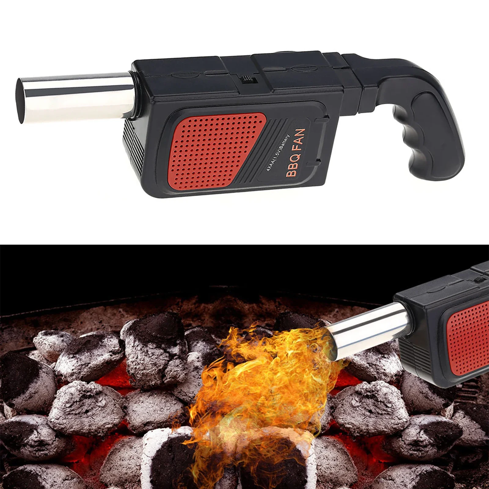 Camping Cooking Utilities - Portable Handheld Electric BBQ Fan Air