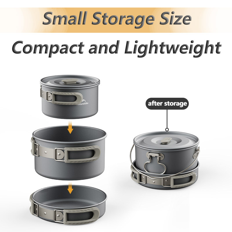 Naturehike Camping Cookware Ki - đánh giá và giá Camping Cooking Set Jetboil