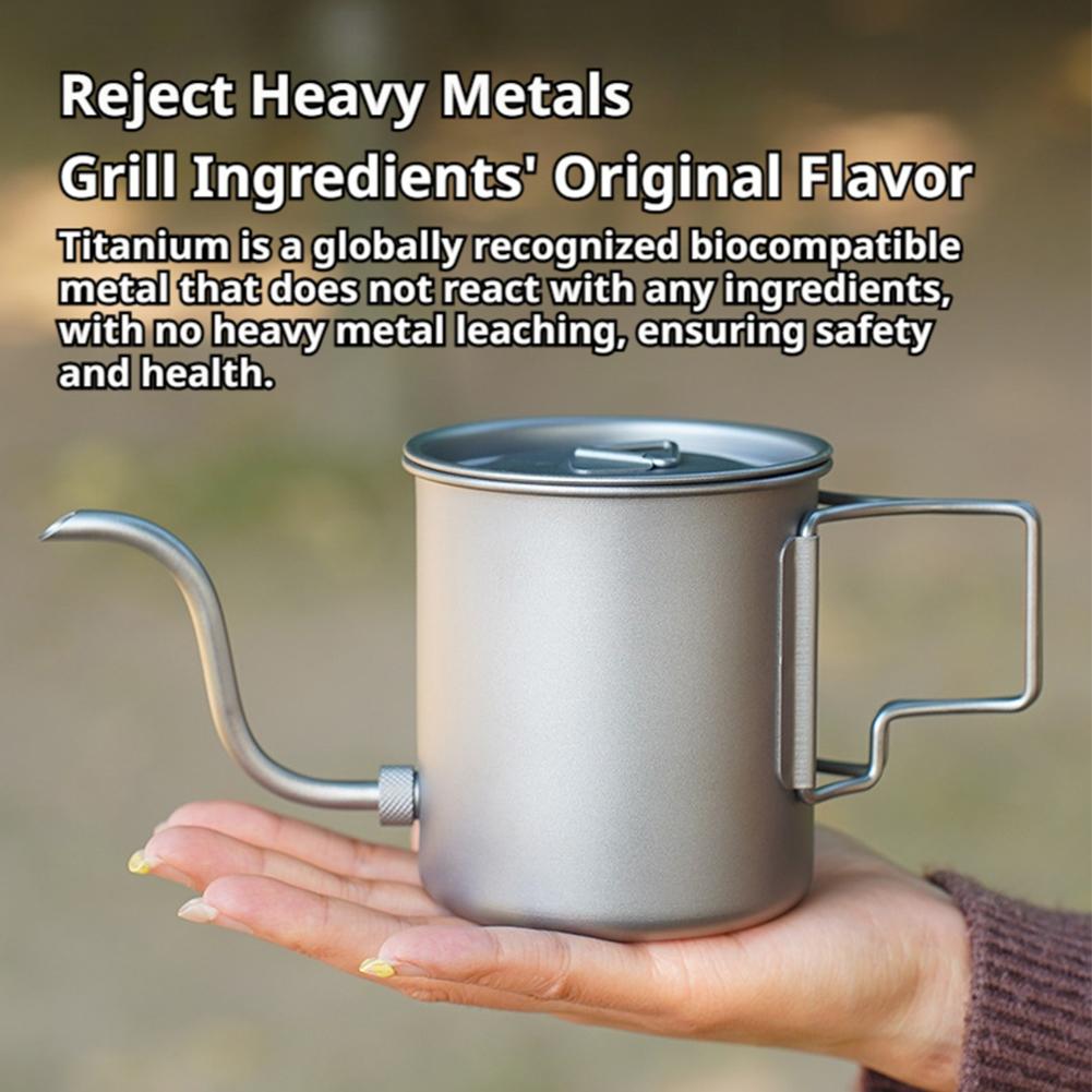 420ml Lightweight Titanium Cof - đánh giá và giá Camping Cooking Utilities