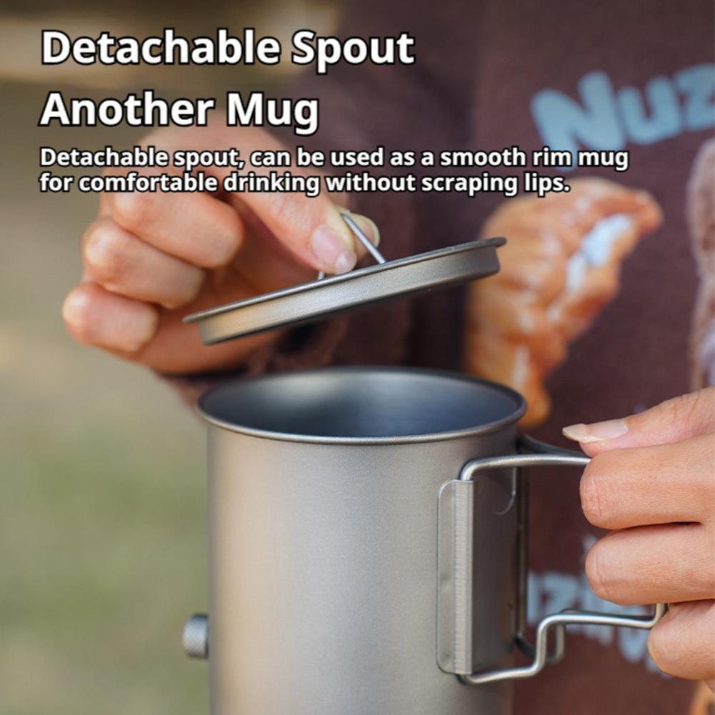 420ml Lightweight Titanium Cof - đánh giá và giá Camping Cooking Utilities