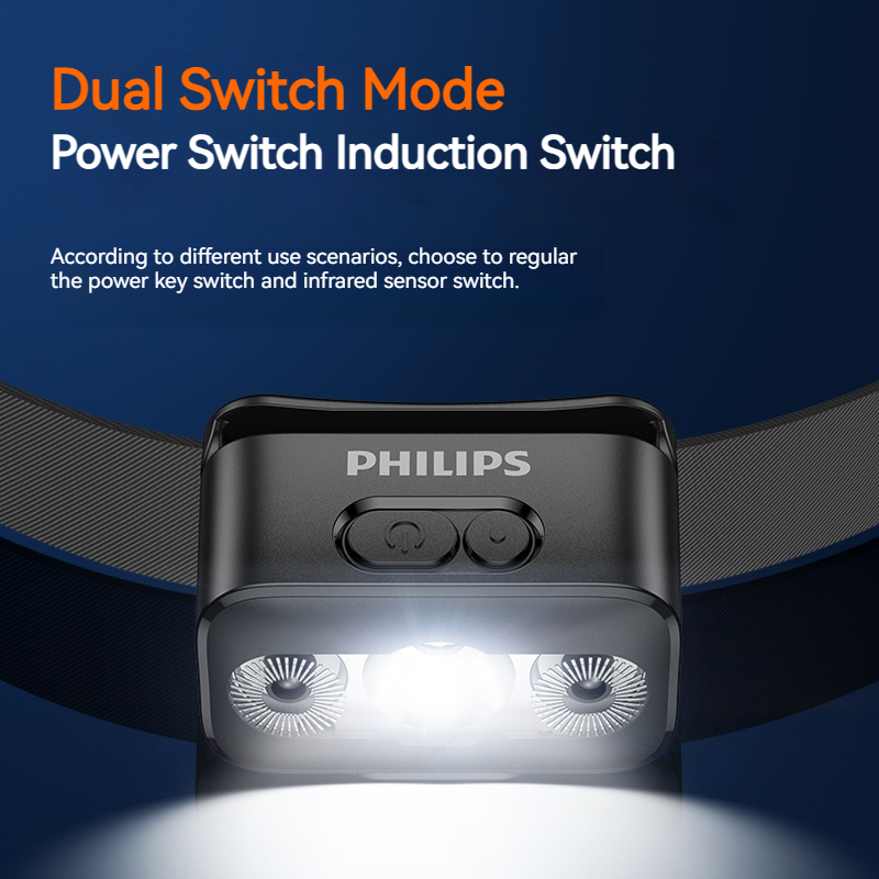 Philips LED Headlamp Sensor He - đánh giá và giá Camping Cooking Fish