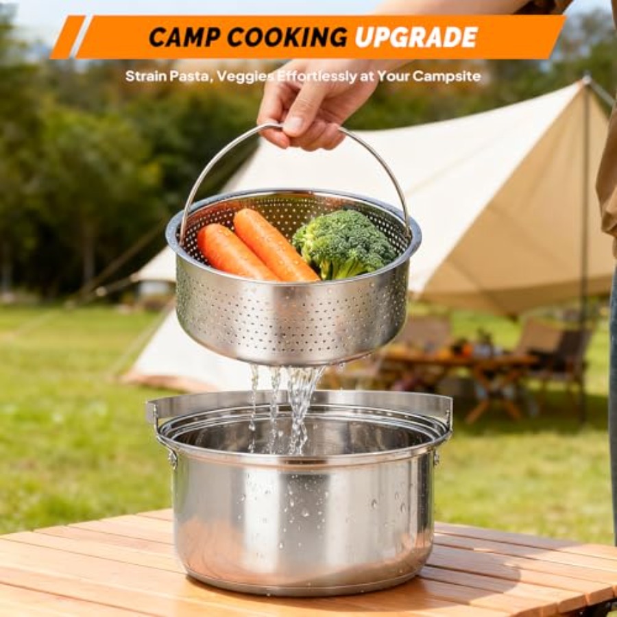 Camping Cookware Set, Lightwei - đánh giá và giá Camping Cooking Mess Kit