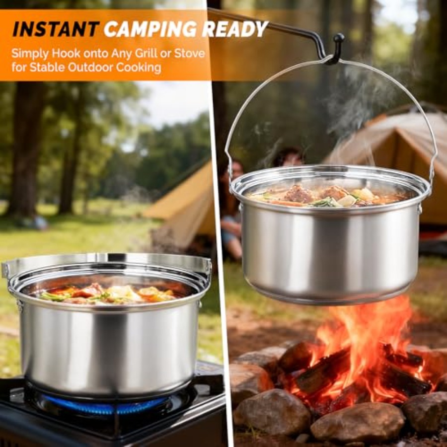 Camping Cookware Set, Lightwei - đánh giá và giá Camping Cooking Mess Kit