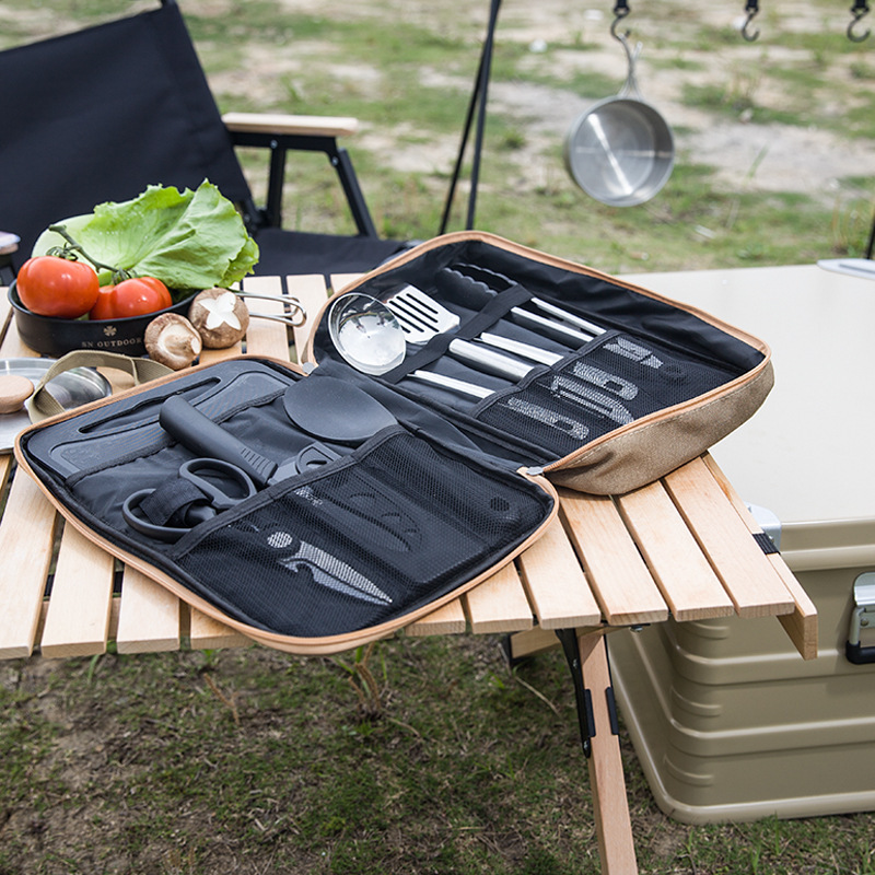 8pcs Camping Kitchen Cookware  - đánh giá và giá Camping Cooking Set Jetboil