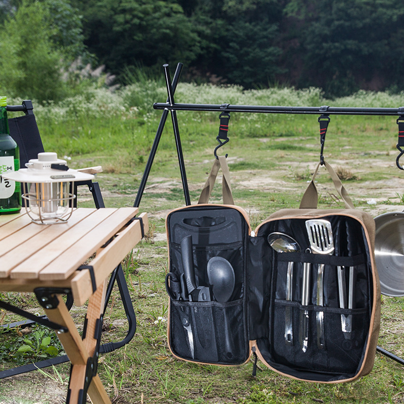 8pcs Camping Kitchen Cookware  - đánh giá và giá Camping Cooking Set Jetboil