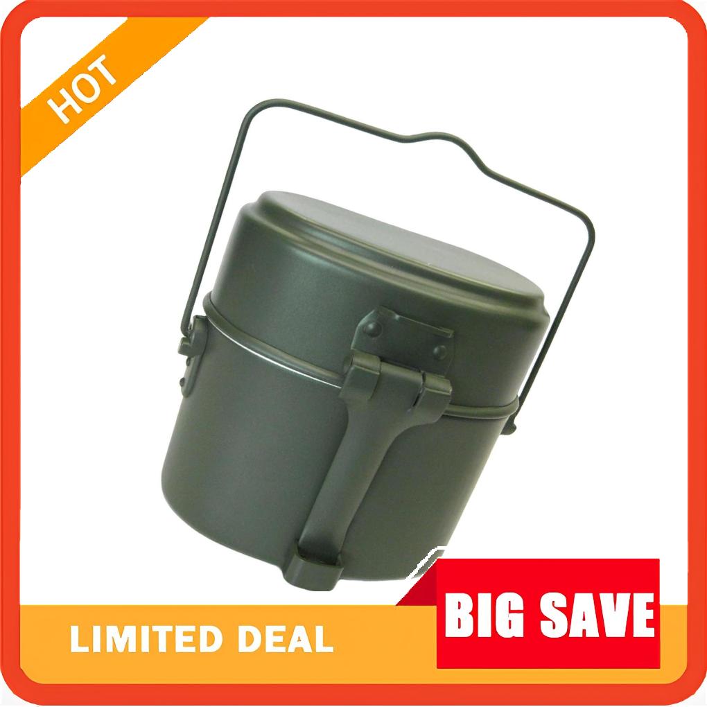3Pcs/Set Lunch Box Aluminum Po - đánh giá và giá Camping Cooking Mess Kit