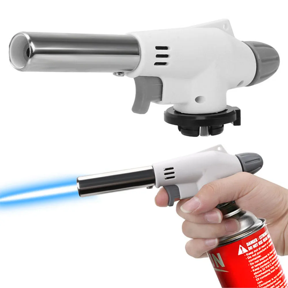 Portable Metal Flame Gun Butan - đánh giá và giá Camping Cooking No Gas