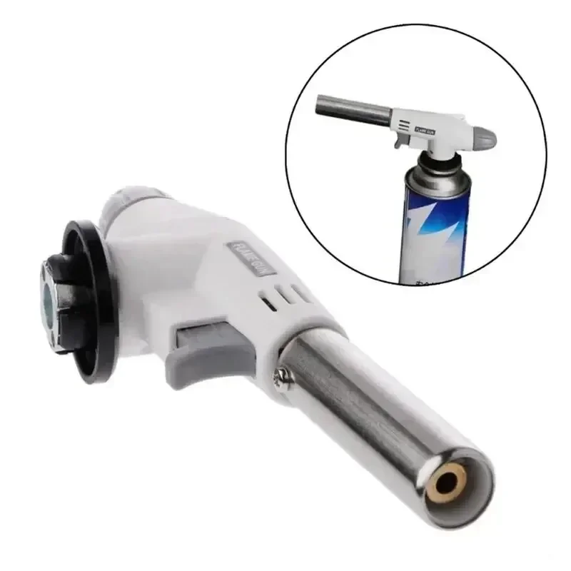 Portable Metal Flame Gun Butan - đánh giá và giá Camping Cooking No Gas