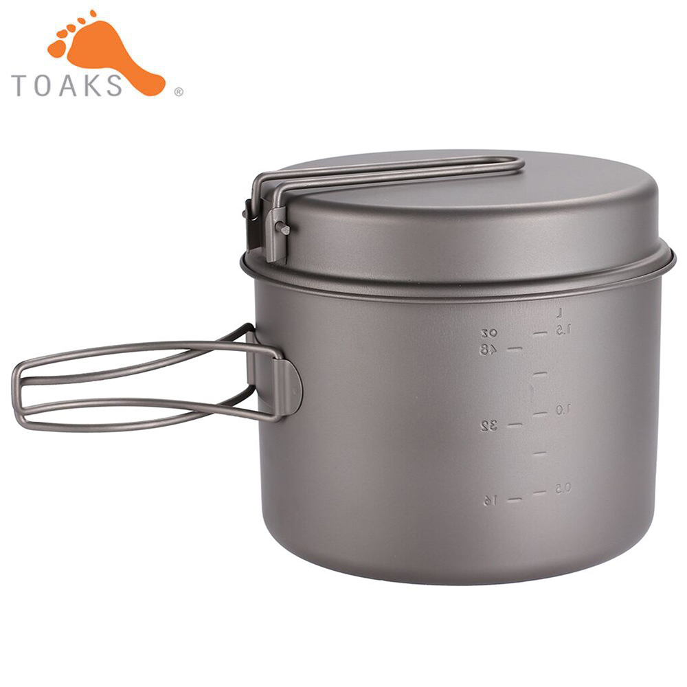 TOAKS Bộ Nồi Siêu Nhẹ Titan Nồ - đánh giá và giá Camping Cooking Utilities