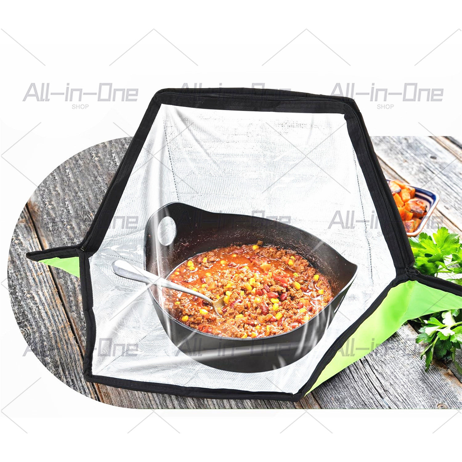 Portable Solar Oven Bag Cooker - đánh giá và giá Solar Oven Camp