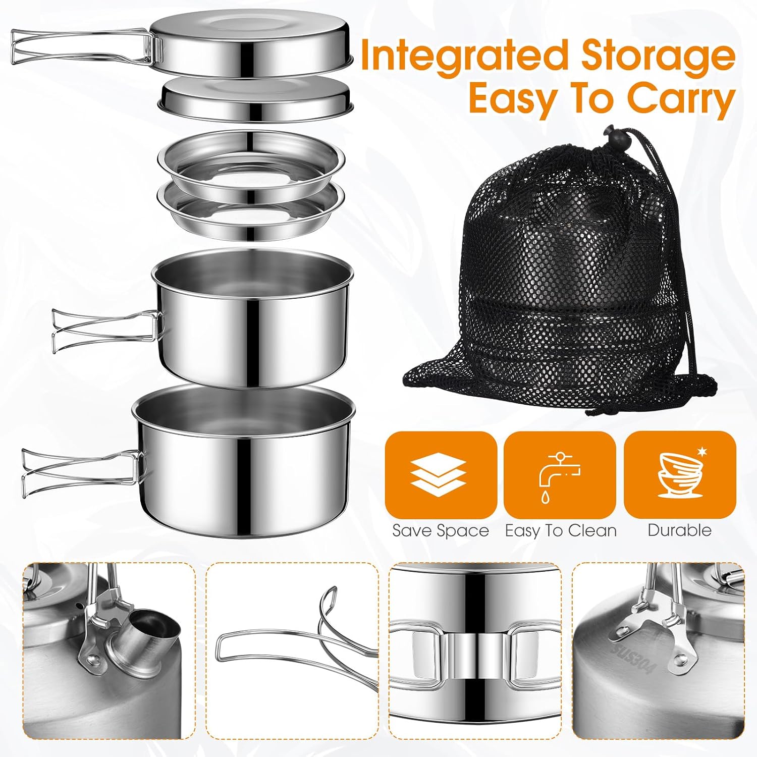 2026 New Upgrade Funnymoom 15  - đánh giá và giá Camping Cooking Mess Kit