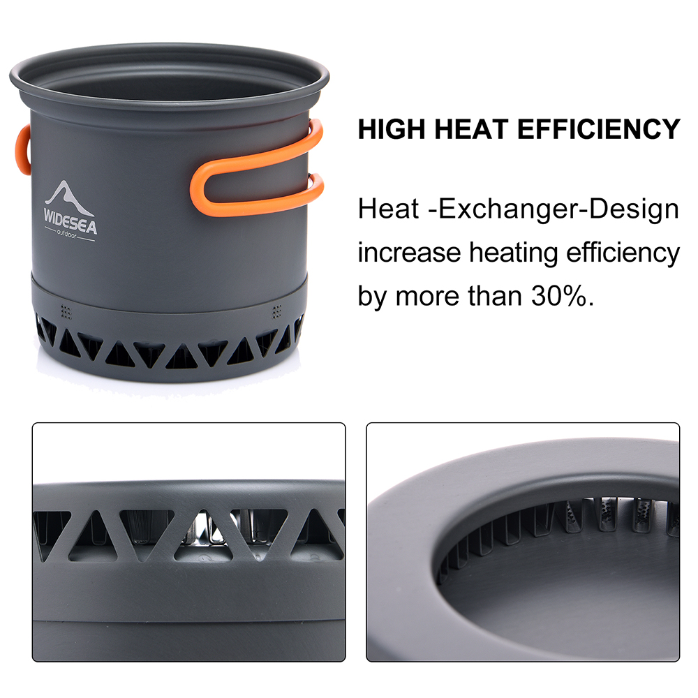 Widesea Cắm Trại 1.3L 2.3L Nồi - đánh giá và giá Camping Cooking Set Jetboil