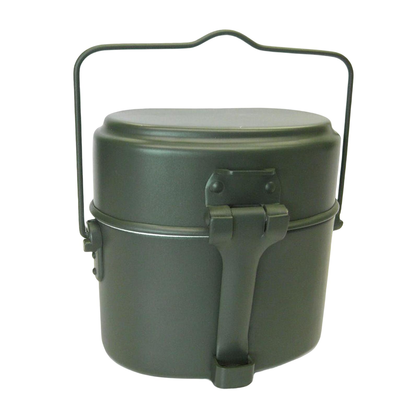 Outdoor Cooking Pot Set Alumin - đánh giá và giá Camping Cooking Mess Kit