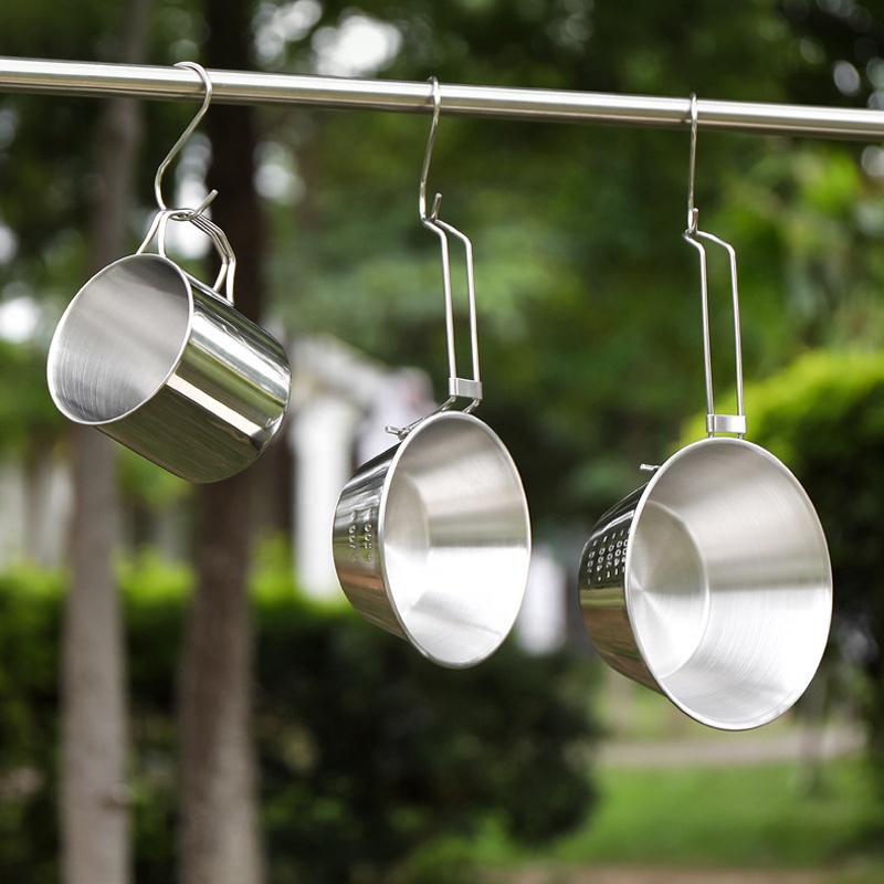 Hot Sale 304 Stainless Steel O - đánh giá và giá Camping Cooking Mess Kit