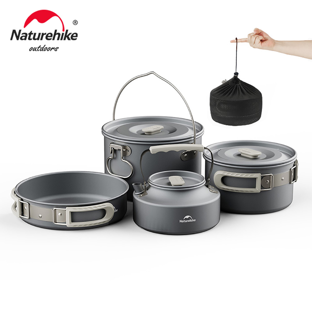 Naturehike Camping Cookware Ki - đánh giá và giá Camping Cooking Set Jetboil