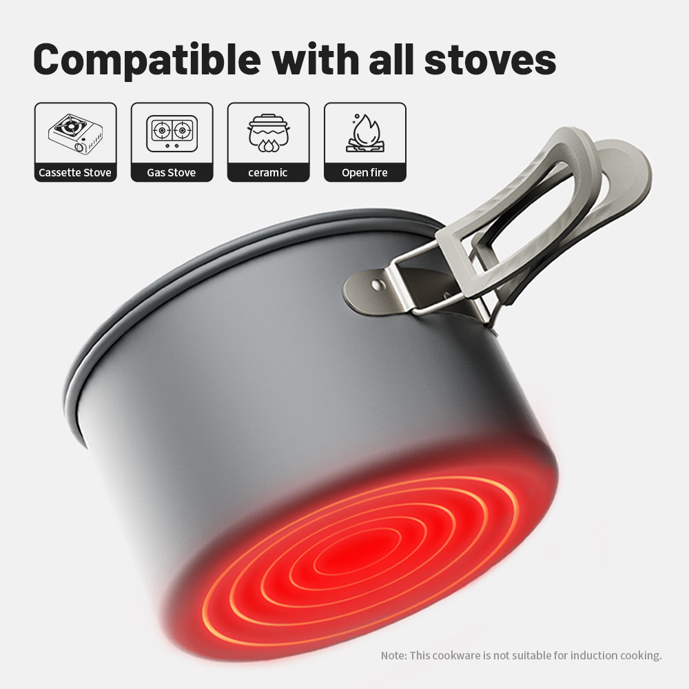 Naturehike Camping Cookware Ki - đánh giá và giá Camping Cooking Set Jetboil