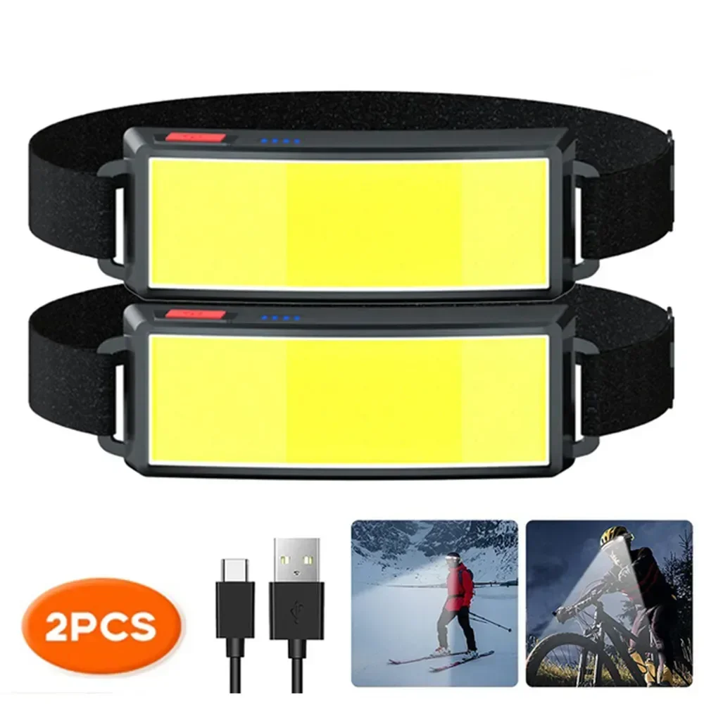 COB Portable LED Headlights Ou - đánh giá và giá Camping Cooking Fish