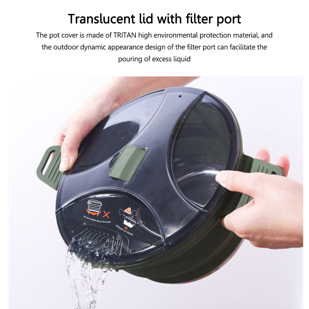 Silicone Foldable Camping Pot  - đánh giá và giá Camping Cooking Set Jetboil