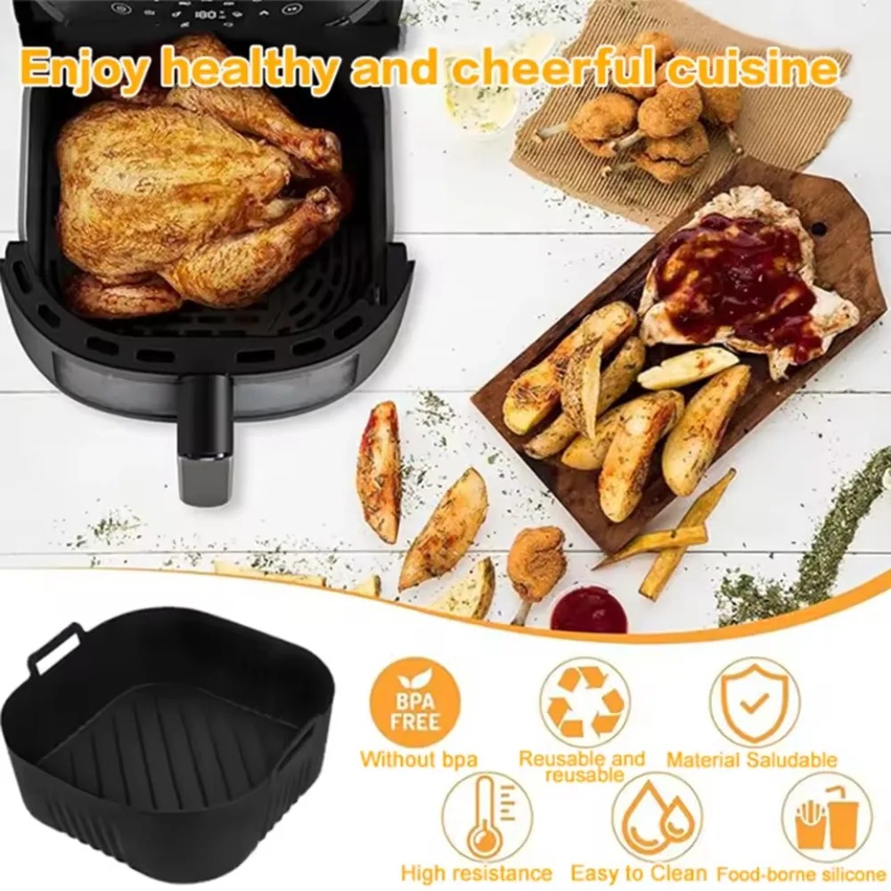 Silicone Air Fryer Mold Oil Fi - đánh giá và giá Camping Cooking Mat
