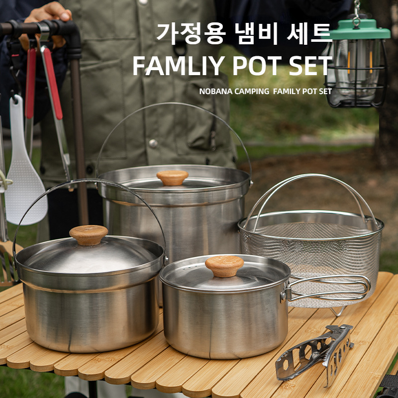 NOBANA Newest Outdoor Stainles - đánh giá và giá Camping Cooking Utilities