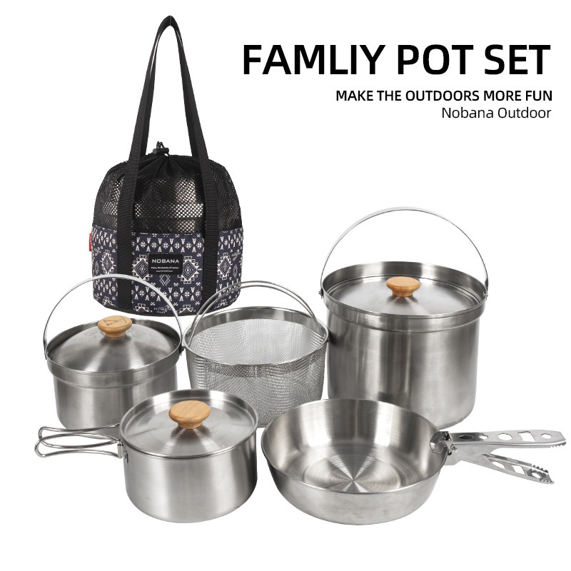 NOBANA Newest Outdoor Stainles - đánh giá và giá Camping Cooking Utilities