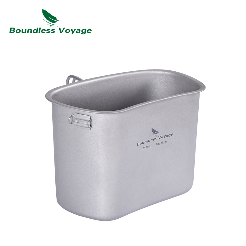 Boundless Voyage Titanium Cant - đánh giá và giá Camping Cooking Mess Kit