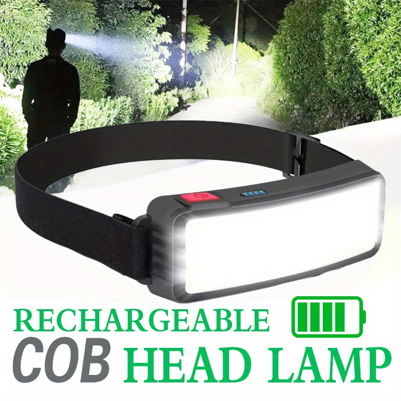 Powerful COB LED Headlamp Type - đánh giá và giá Camping Cooking Fish
