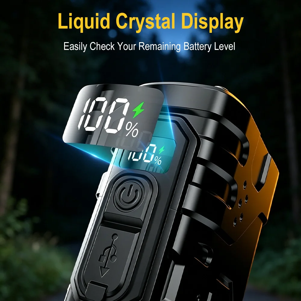 BORUIiT Hand Crank EDC LED Fla - đánh giá và giá Camping Cooking Fish