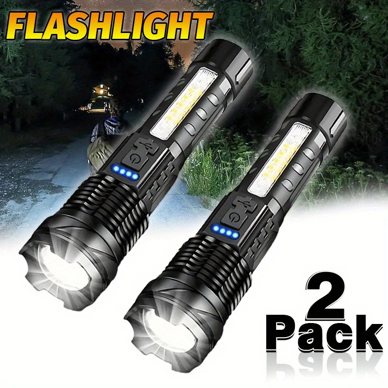 Powerful XHP50 LED Flashlight  - đánh giá và giá Camping Cooking Fish