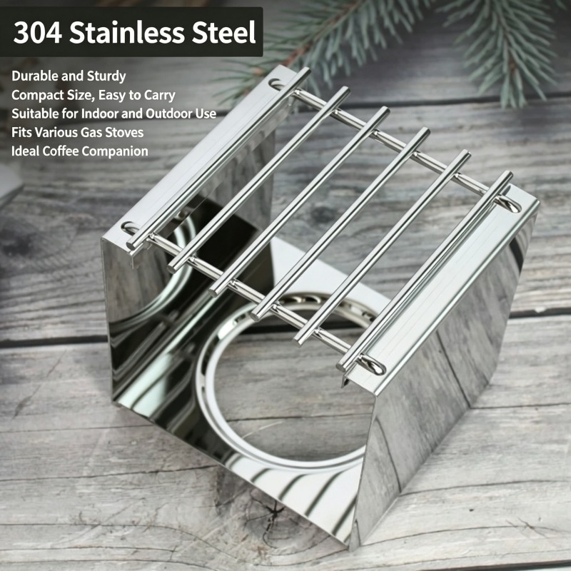 Stainless Steel Square Coffee  - đánh giá và giá Camping Cooking Utilities