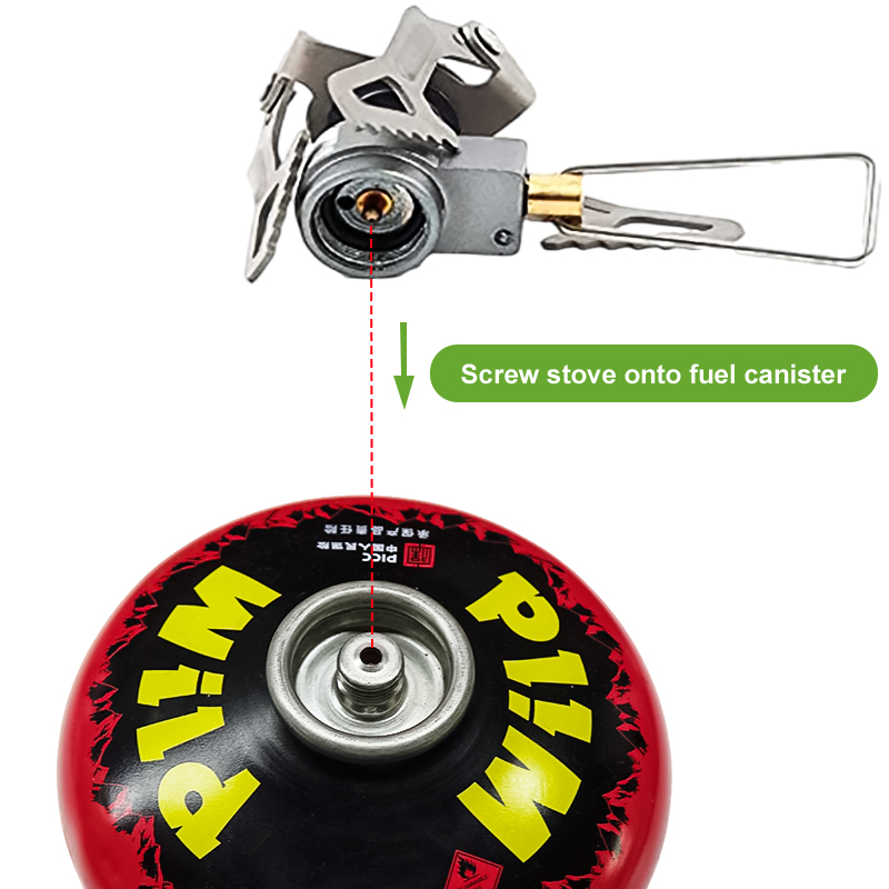 BRS Outdoor Gas Stove Mini Cam - đánh giá và giá Camping Cooking No Gas