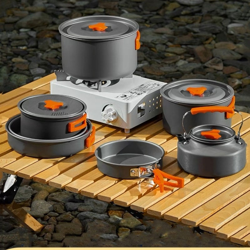 Camping Cooking Non-Stick Ligh - đánh giá và giá Camping Cooking Mess Kit
