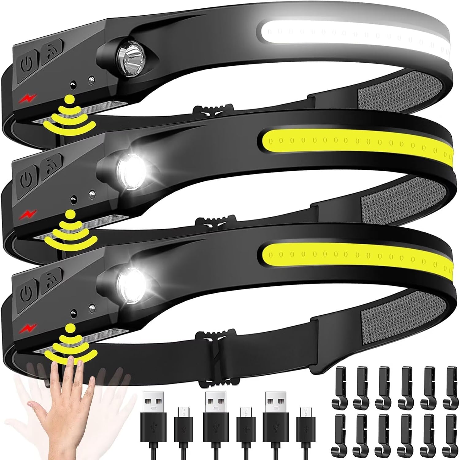Sensor Headlamp LED Head Flash - đánh giá và giá Camping Cooking Fish
