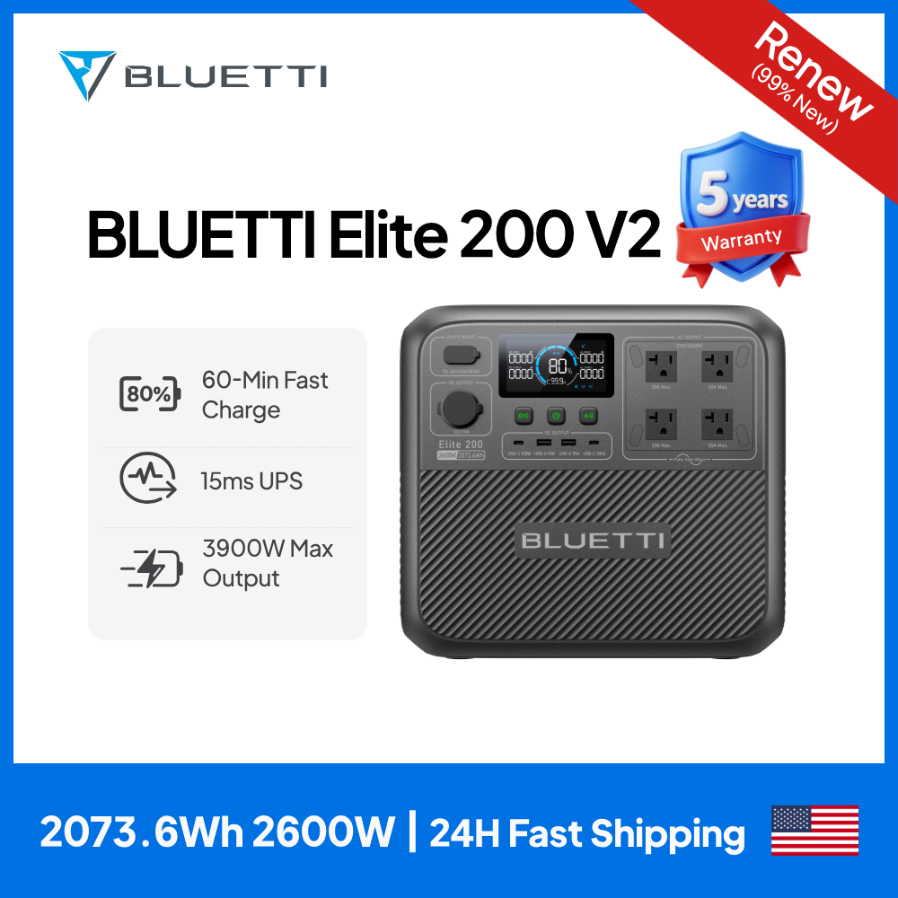 【Renew】BLUETTI Elite 200 V2 Po - đánh giá và giá Solar Oven Camp
