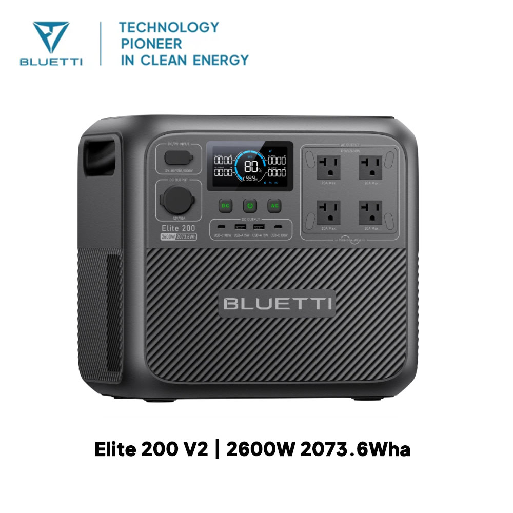 【Renew】BLUETTI Elite 200 V2 Po - đánh giá và giá Solar Oven Camp