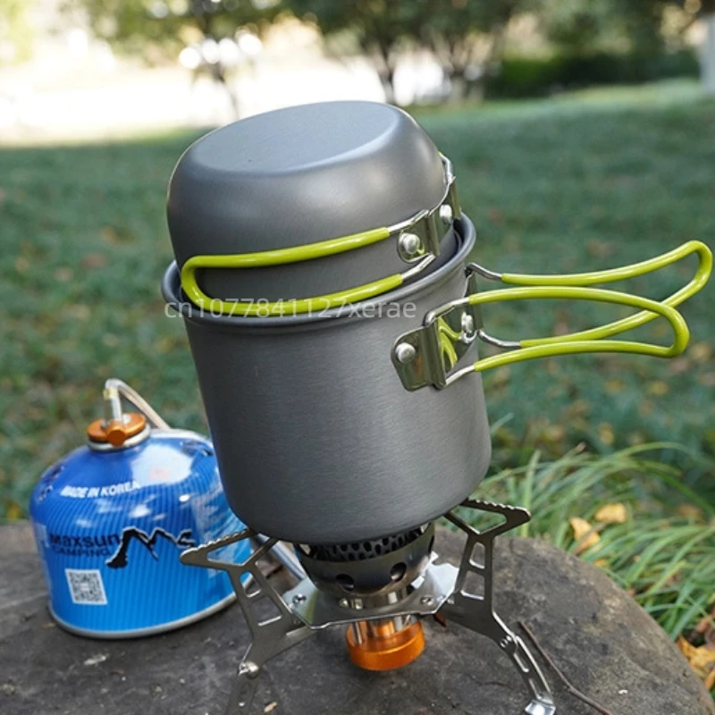 Outdoor Household Portable Alu - đánh giá và giá Camping Cooking Mess Kit