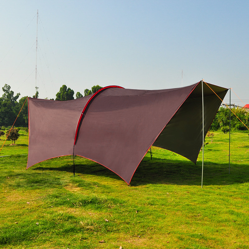 Large multi-person awning with - đánh giá và giá Camping Cooking Awning