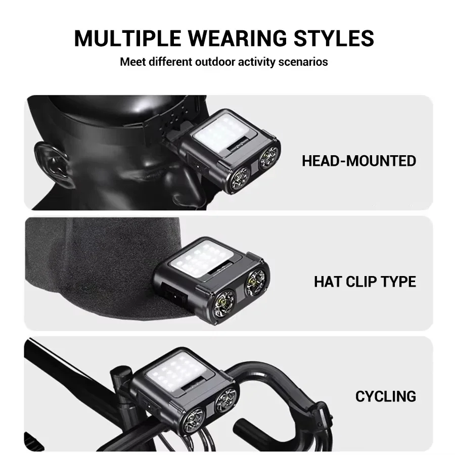 Sensor COB LED Headlamp Cap Cl - đánh giá và giá Camping Cooking Fish