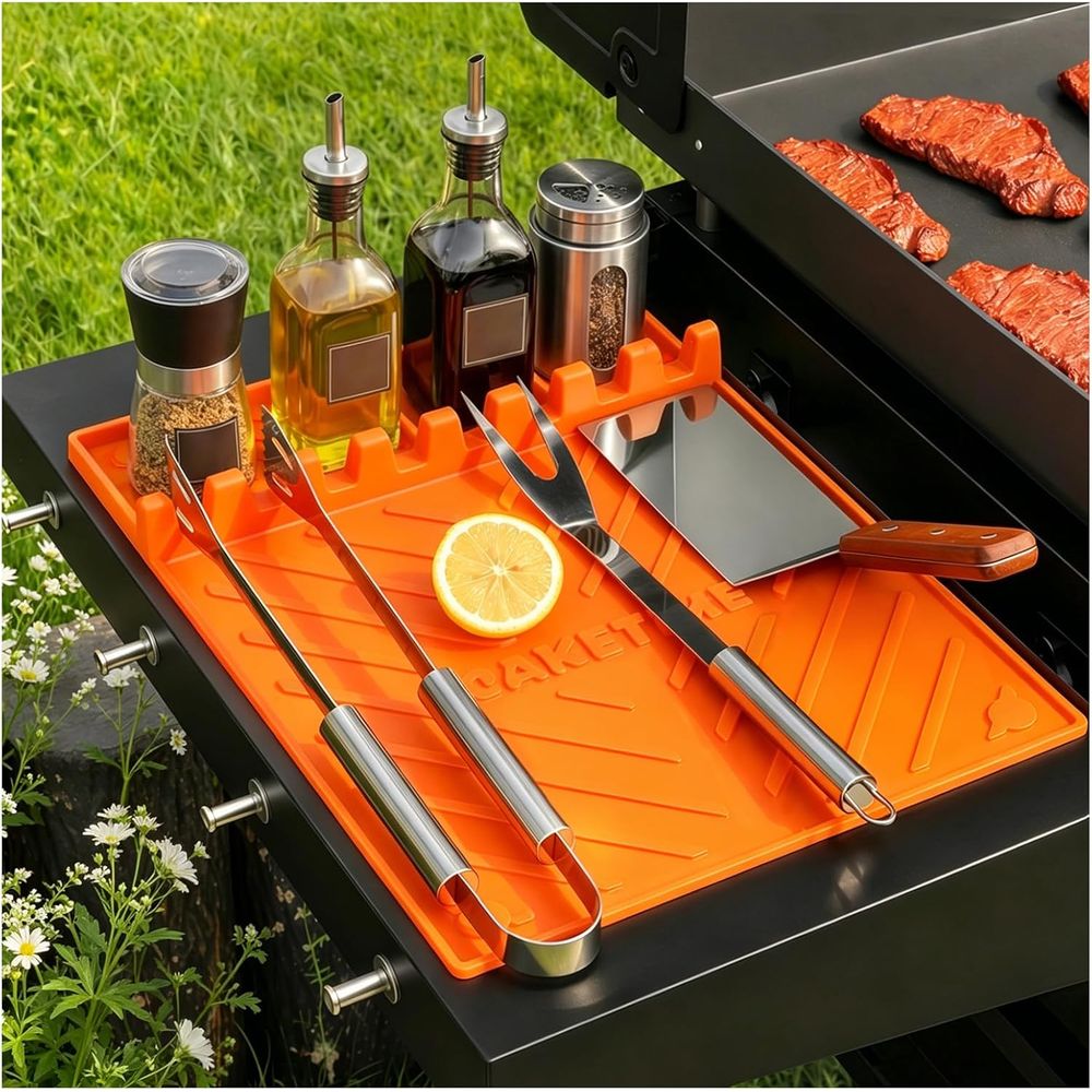 Silicone Grill Mats or Griddle - đánh giá và giá Camping Cooking Mat