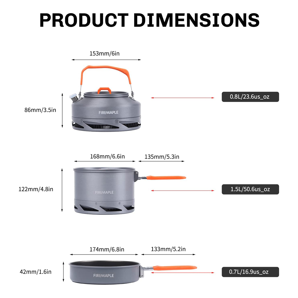 Fire Maple Cắm Trại Đồ Nấu Nướ - đánh giá và giá Camping Cooking Set Jetboil