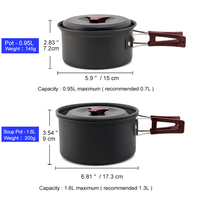 Widesea Camping Cookware Set O - đánh giá và giá Camping Cooking Set Jetboil