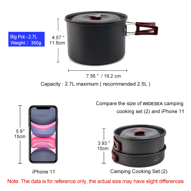 Widesea Camping Cookware Set O - đánh giá và giá Camping Cooking Set Jetboil