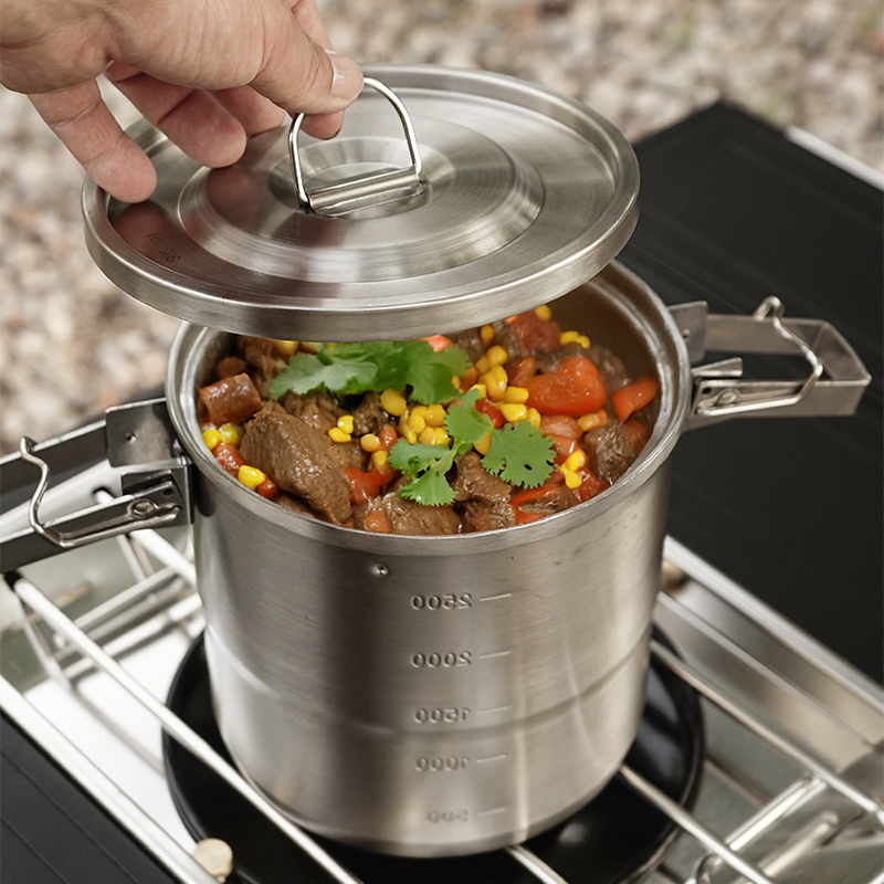 C69 Outdoor Cooking Stainless  - đánh giá và giá Camping Cooking Mess Kit