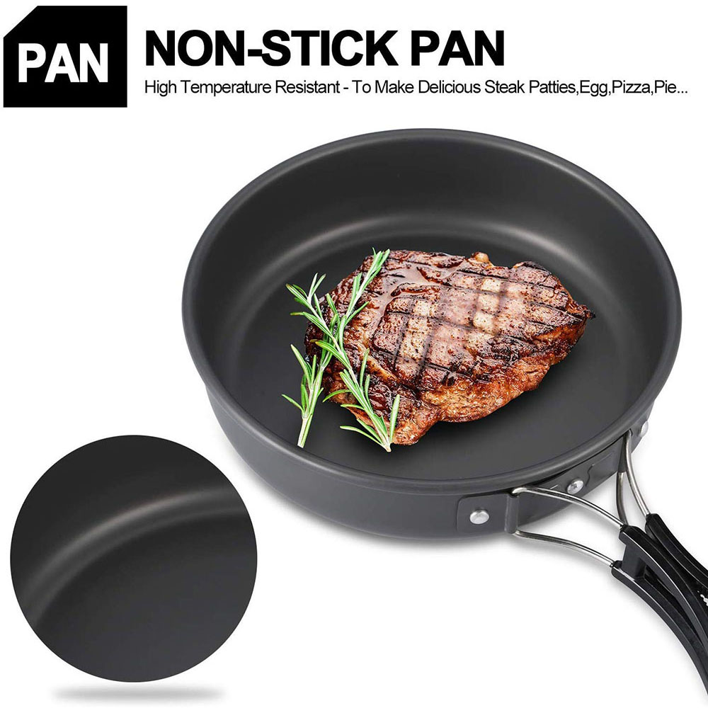 Outdoor Camping Cookware Set M - đánh giá và giá Camping Cooking Utilities
