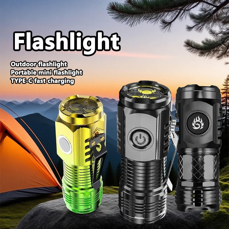 Super Bright MINI LED Flashlig - đánh giá và giá Camping Cooking Fish