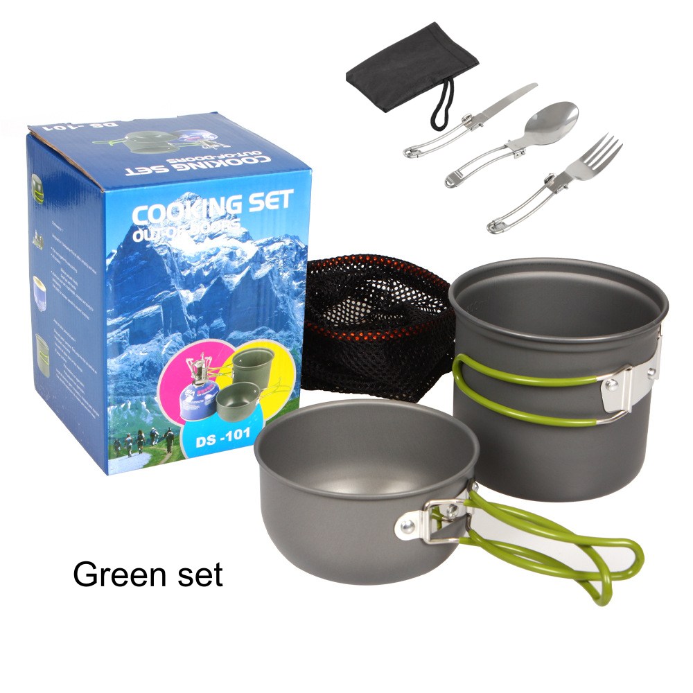 Camping Cookware Mess Kit Back - đánh giá và giá Camping Cooking Mess Kit